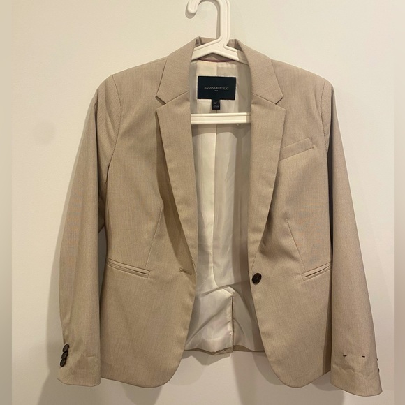 Banana Republic 0P Striped Blazer - Picture 2 of 5